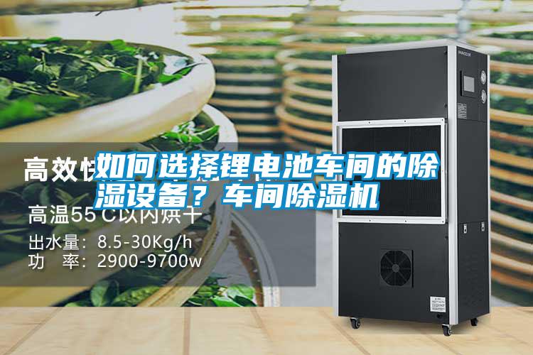 如何選擇鋰電池車間的除濕設備？車間除濕機