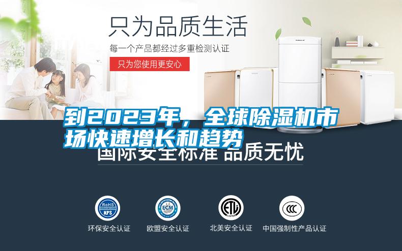 到2023年，全球除濕機市場快速增長和趨勢