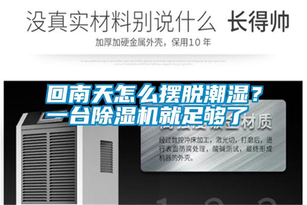 回南天怎么擺脫潮濕？一臺(tái)除濕機(jī)就足夠了