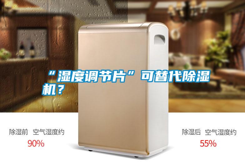 “濕度調節(jié)片”可替代除濕機？