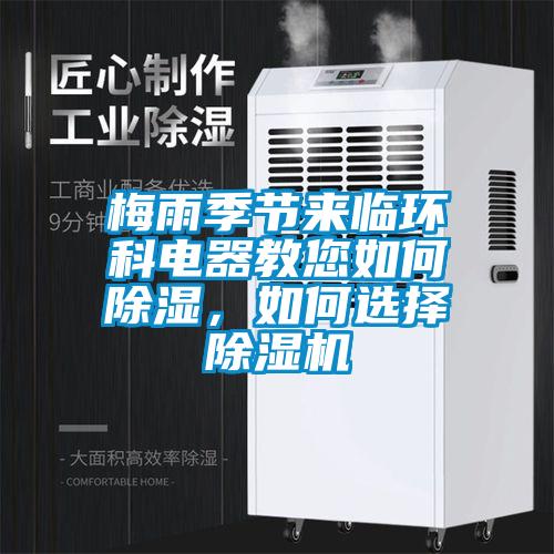 梅雨季節來臨環科電器教您如何除濕,如何選擇除濕機