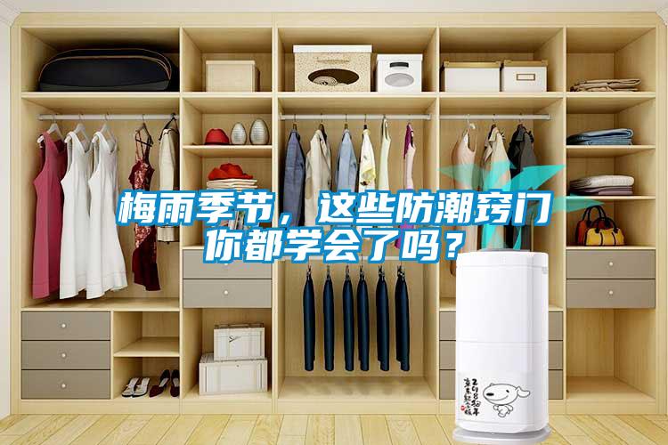 梅雨季節(jié)，這些防潮竅門你都學(xué)會了嗎？