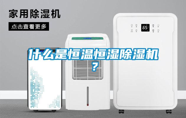 什么是恒溫恒濕除濕機?