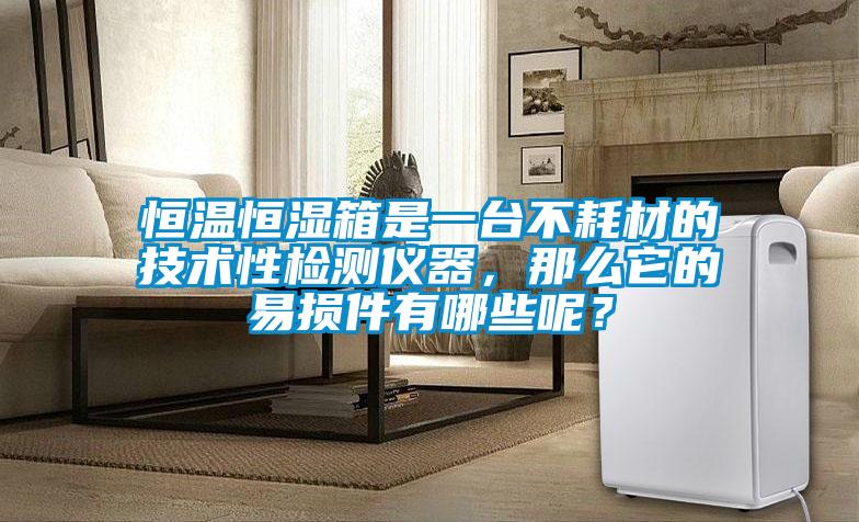 恒溫恒濕箱是一臺不耗材的技術性檢測儀器，那么它的易損件有哪些呢？