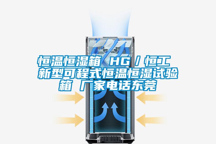 恒溫恒濕箱 HG/恒工 新型可程式恒溫恒濕試驗箱 廠家電話東莞