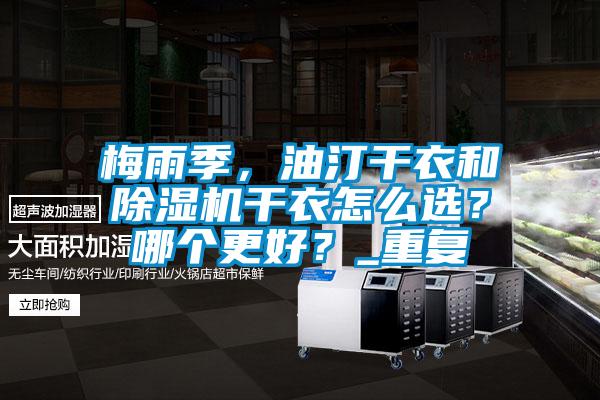 梅雨季，油汀干衣和除濕機干衣怎么選？哪個更好？_重復