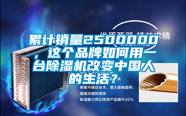 累計銷量2500000，這個品牌如何用一臺除濕機改變中國人的生活？