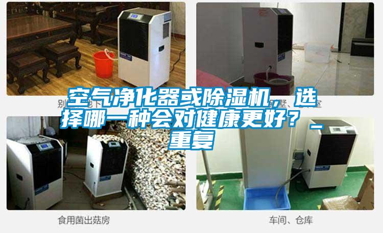 空氣凈化器或除濕機，選擇哪一種會對健康更好？_重復