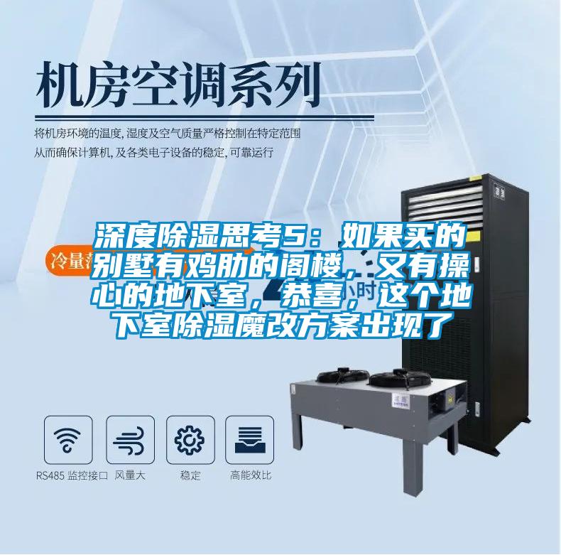 深度除濕思考5:如果買的別墅有雞肋的閣樓,又有操心的地下室,恭喜,這個地下室除濕魔改方案出現了